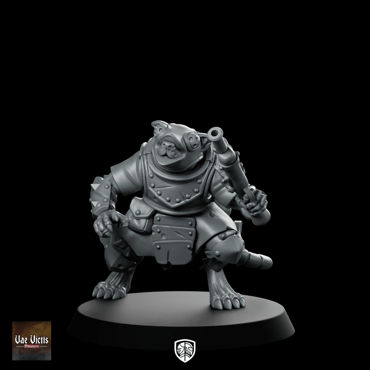 Ratfolk 06 Miniatura Sapo Artillero