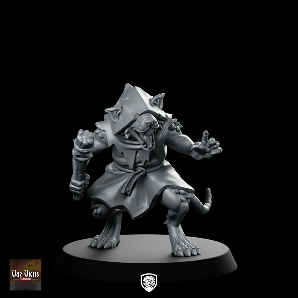 Ratman Pre Built 04 Miniatures Ratfolk Rogue