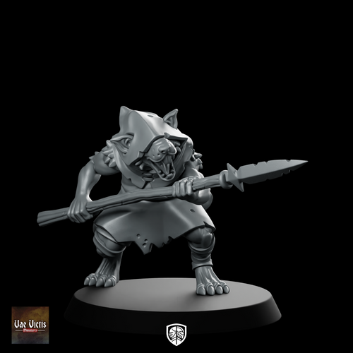 Ratman Pre Built 06 Miniature Ratman Spearman