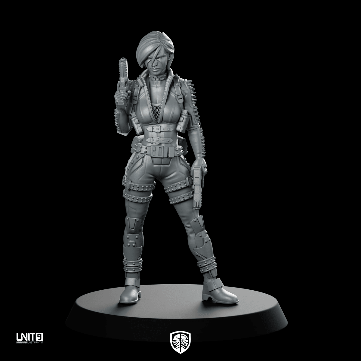 Raven “Iron Scream” Voss V2 Product Render - UNIT9 - We Print Miniatures