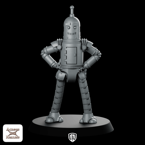 Robot 2 Miniature Robot Automaton - Across The Realms - We Print Miniatures