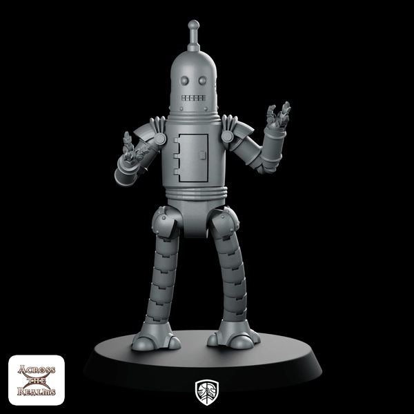 Robot 3 Miniature Robot Automaton - Across The Realms - We Print Miniatures