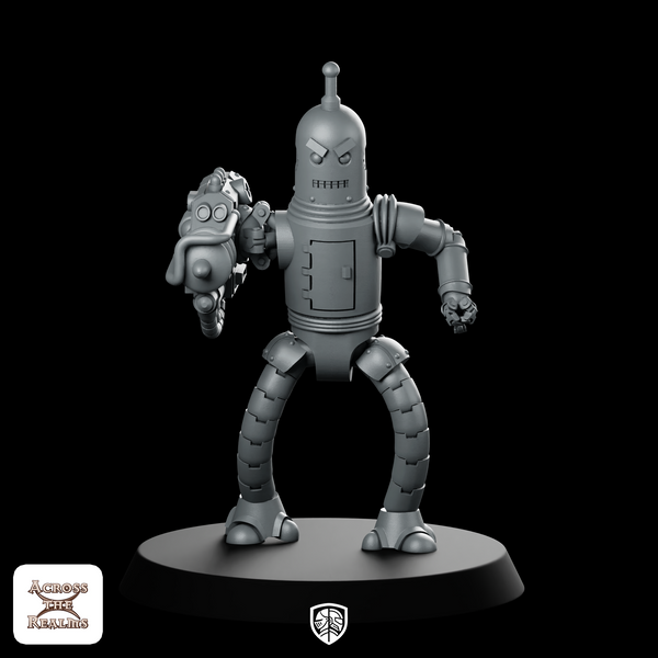 Robot With Gun Miniature Robot Gunner