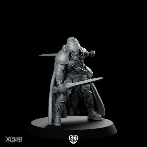 Rogue Miniature Hooded Rogue Duelist