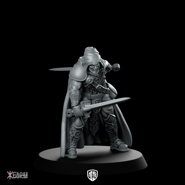 Rogue Miniature Hooded Rogue Duelist