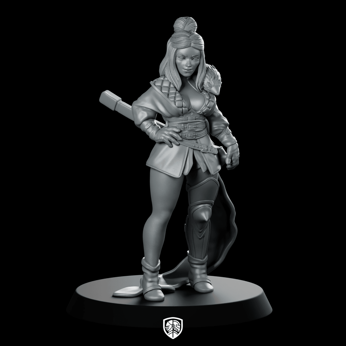 Rohesia Miniature Female Rogue Ranger - RN Estudio - We Print Miniatures