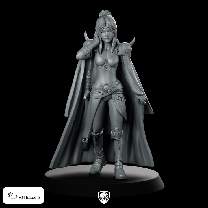 Rosa Miniature Warrior Cloak Sword Heroine
