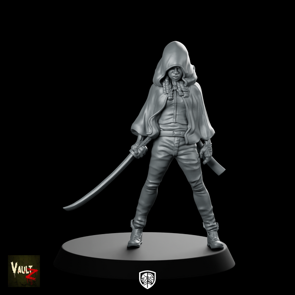 Samurai Woman Hooded Miniature Hooded Survivor Female