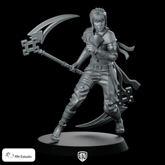 Sciel Product Render Miniature Card Reaper Duelist - RN Estudio - We Print Miniatures