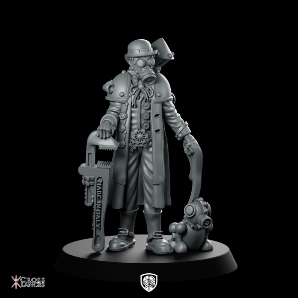 Scientist Miniature Plague Doctor Surgeon