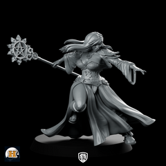 Selvara Emberflame 32 Miniature Female Sorceress Arcane