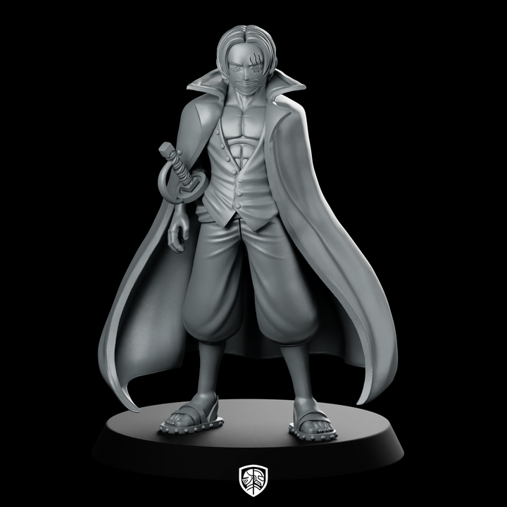 Miniatura Shanks, Capitano Spadaccino con Cicatrici