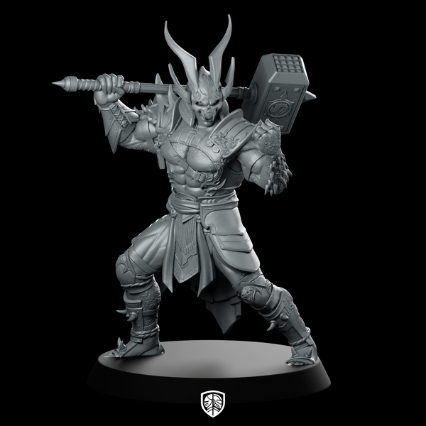 Shao Khan Miniature Demon Warrior Hammer