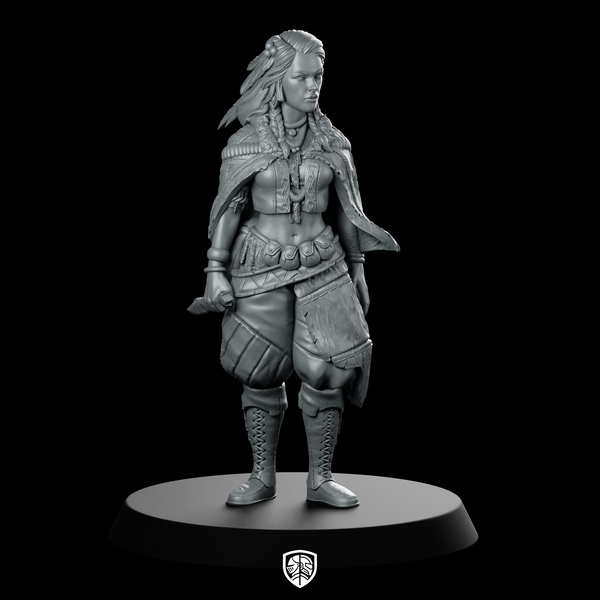 Shawnee Miniature Huntress Ranger Bust