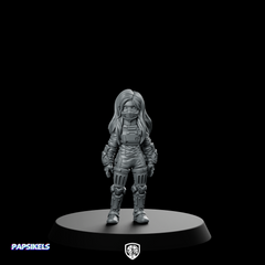 Shinobi Cyber Lunar Android Wargaming Miniature Female
