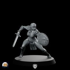 Shirah Miniature Warrior Shieldmaiden Swordswoman
