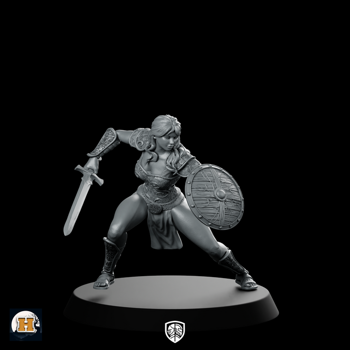 Shirah Miniature Warrior Shieldmaiden Swordswoman