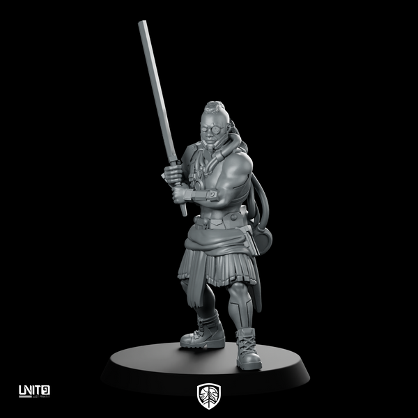 Skullcoil 6V1 Miniature Warrior Kilt Sword Augmented