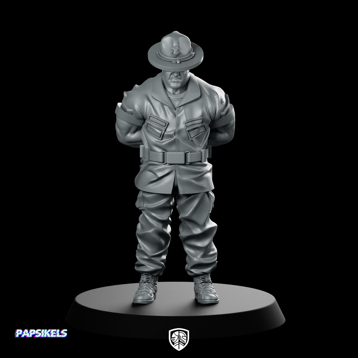 Slaughter Sergeant Drill Master Sci Fi Miniature