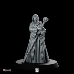 Sorcerer 3 Miniature Hooded Sorcerer