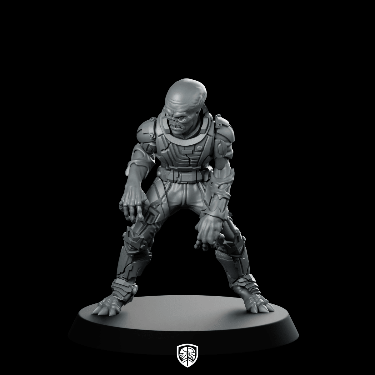 Space Crew Abomination D Alien Trooper - Papsikels Miniatures - We Print Miniatures