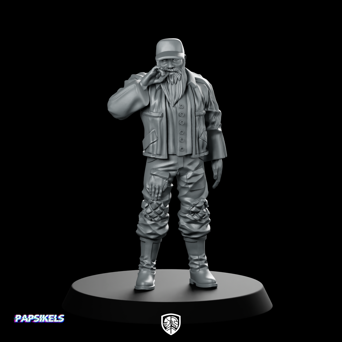 Space Crew Roughneck Jimmy Smoker Bearded Civilian