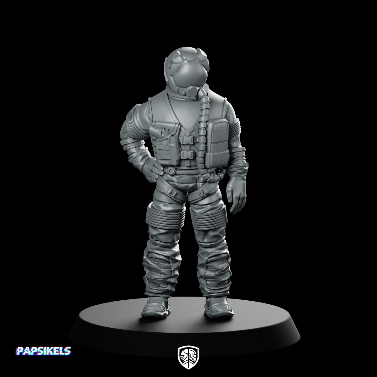 Space Crew Special Pilot Sci Fi Miniature