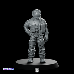 Space Crew Special Pilot Sci Fi Miniature