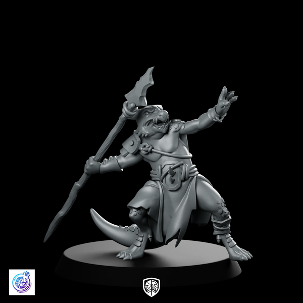 Speared Kobolds A Miniature Lizardfolk Spearman