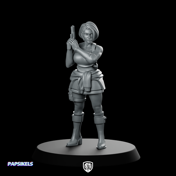 Special Operations Agent 1 Miniature Armed Female