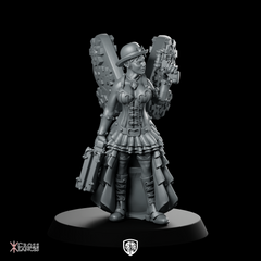 Steamgirl Miniature Clockwork Fairy Artificer