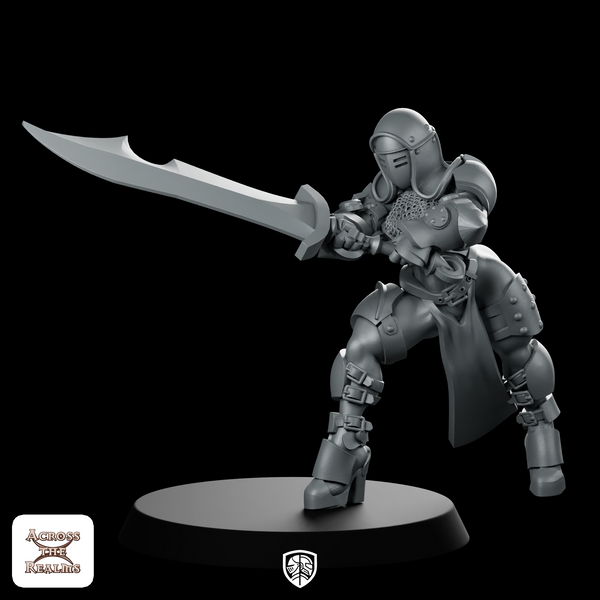 Steel Nun 2 Miniature Armoured Swordswoman