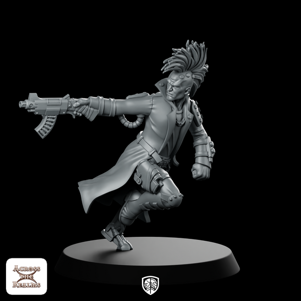 Street Dealer 1 Miniature Mohawk Gunfighter