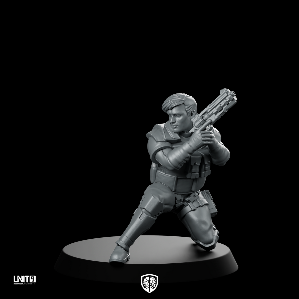 Tagawa V2 Sci Fi Soldier Kneeling Rifleman