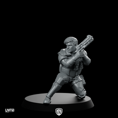 Tagawa V2 Sci Fi Soldier Kneeling Rifleman