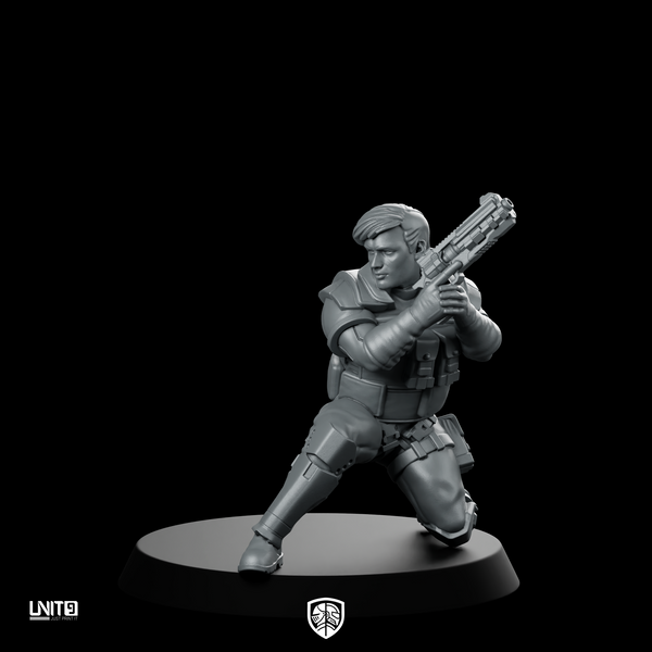 Tagawa V2 Sci Fi Soldier Kneeling Rifleman
