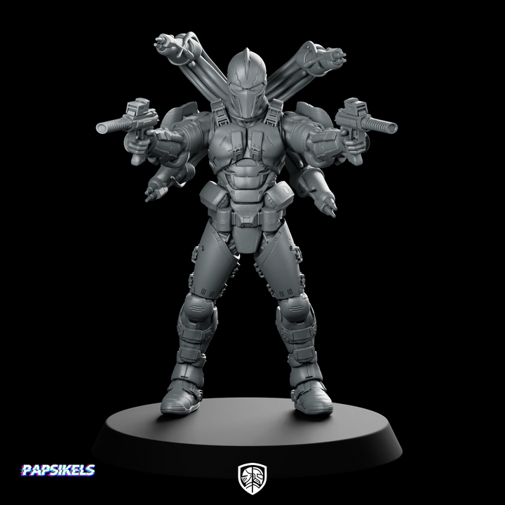 Tarantulord Cyber Bounty Hunter 3 Miniature