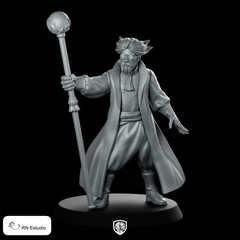 Tellah Miniature Sage Wizard Staff Elder