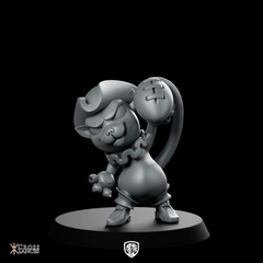 Thrower Cat1 Miniature Chibi Monkey Pirate