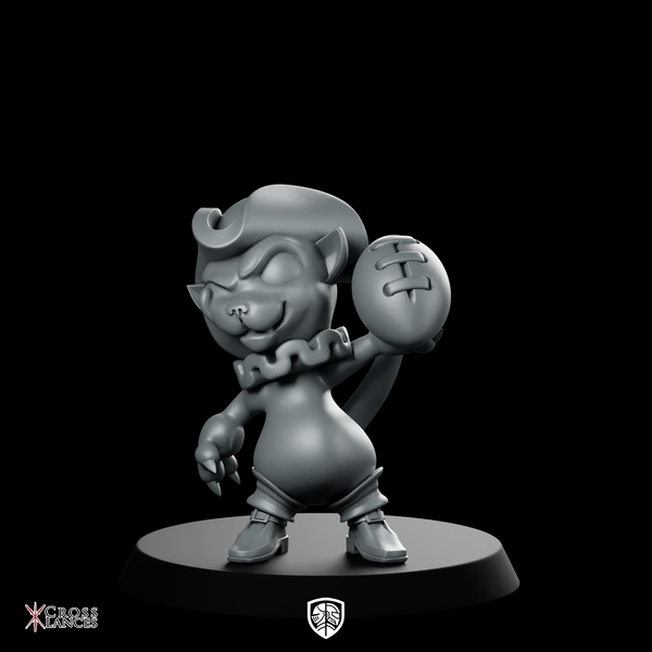 Thrower Cat2 Miniature Imp Jester Goblin