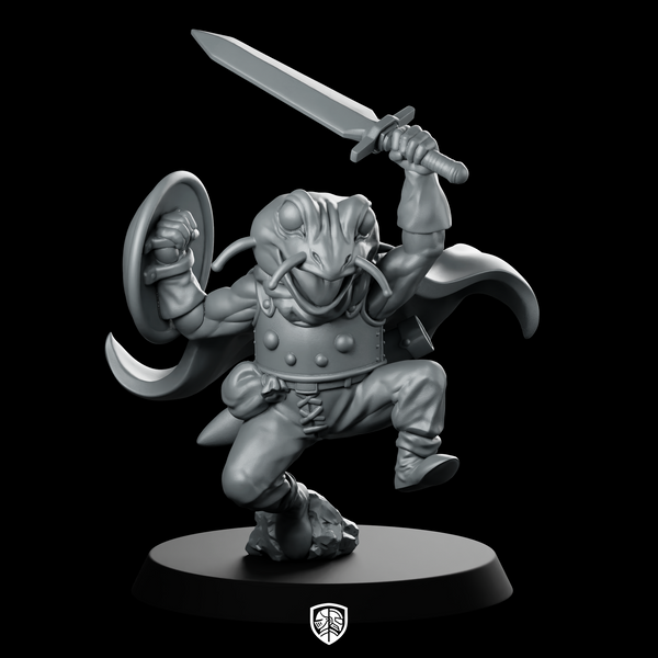 Toadin Miniature Frogfolk Warrior