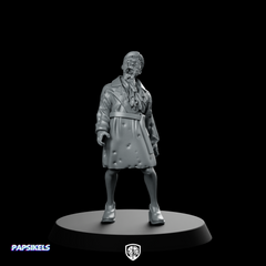 Town Zombie 3 Infected Zombie Trenchcoat Civilian
