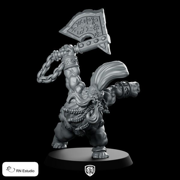 Treck Miniature Dwarf Berserker