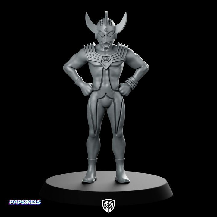Ultrapaps Taro 2 Miniature Horned Hero Pose