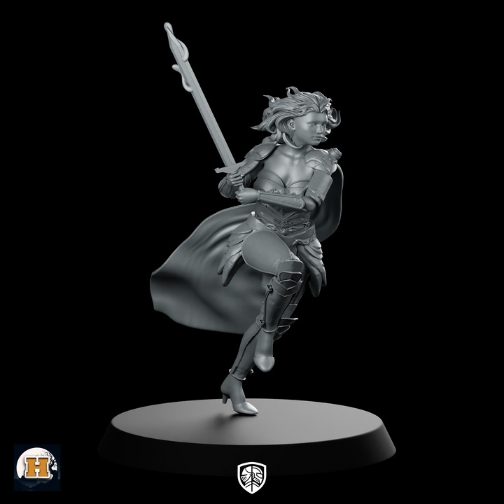 Vina Miniature Warrior Swordswoman Cape
