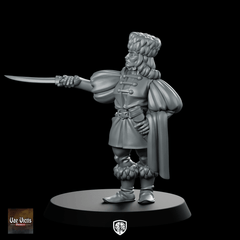 Fantasy Cossack Leader Miniature - Vae Victis - We Print Miniatures