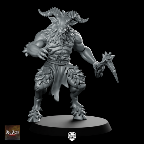 Vvm June 26 Beastwarrior Monopose 01 Miniatures
