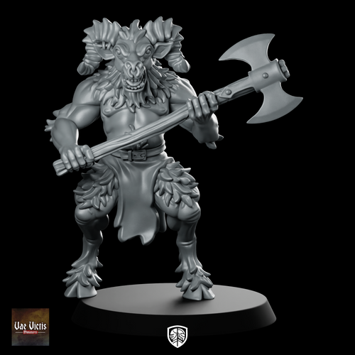 Vvm June 26 Beastwarrior Monopose 03 Miniatures