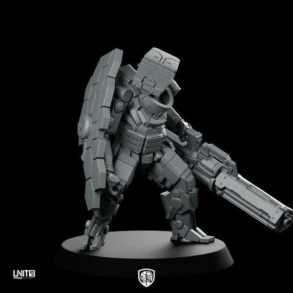 Wardog 3V1 Sci Fi Miniature Armoured Shield