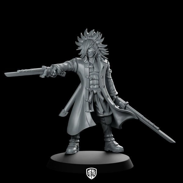 Weiss Ff7 Miniature Dualblade Gunner